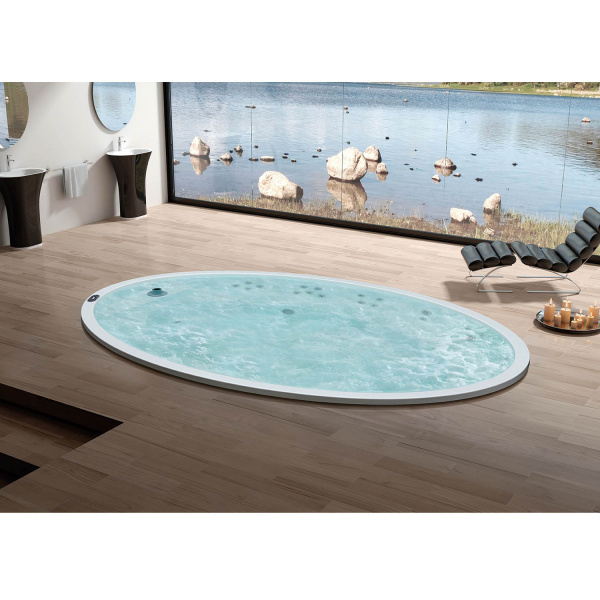 Овальный гидромассажный спа бассейн Mexda WS-PC04CH